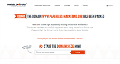 Desktop Screenshot of paperless-marketing.org
